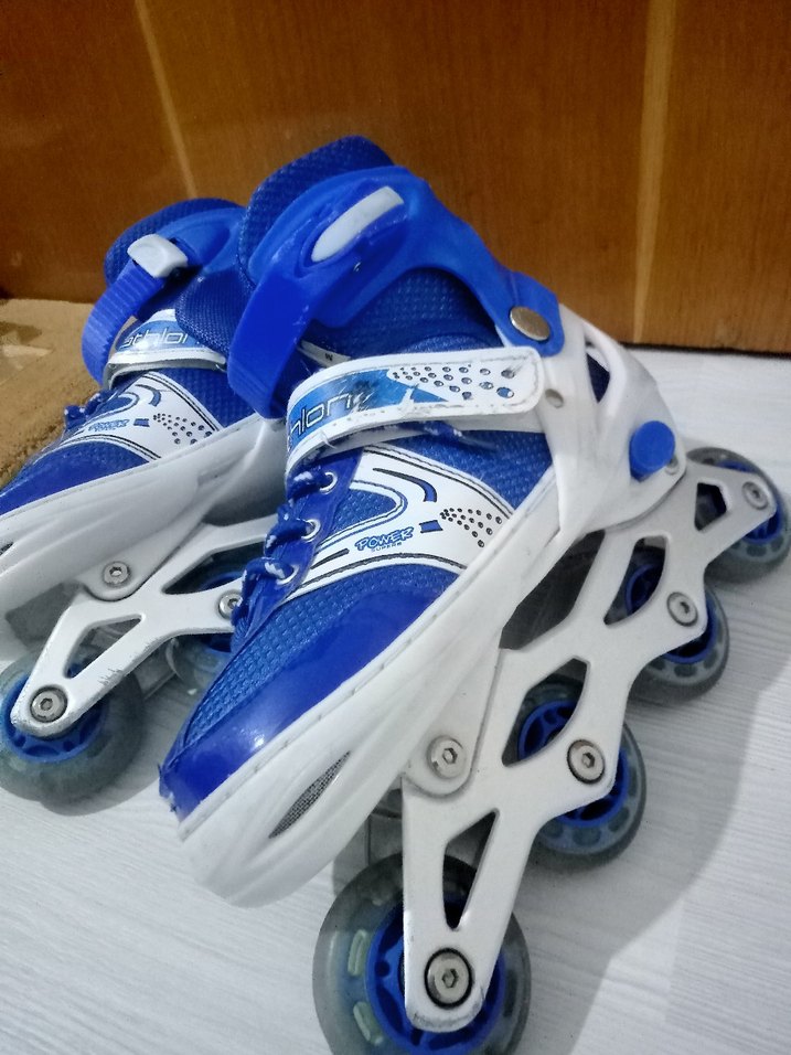 Erkek Mavi Bağcıklı Inline Paten - Görsel 4
