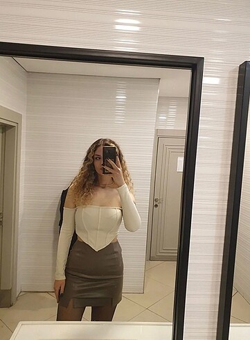 m Beden Crop Bluz