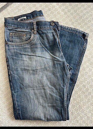 L beden Erkek vintage kot pantolon 