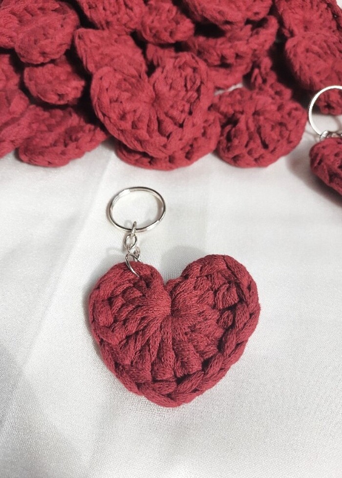 hediyelik kalp anahtarlık - Görsel 2