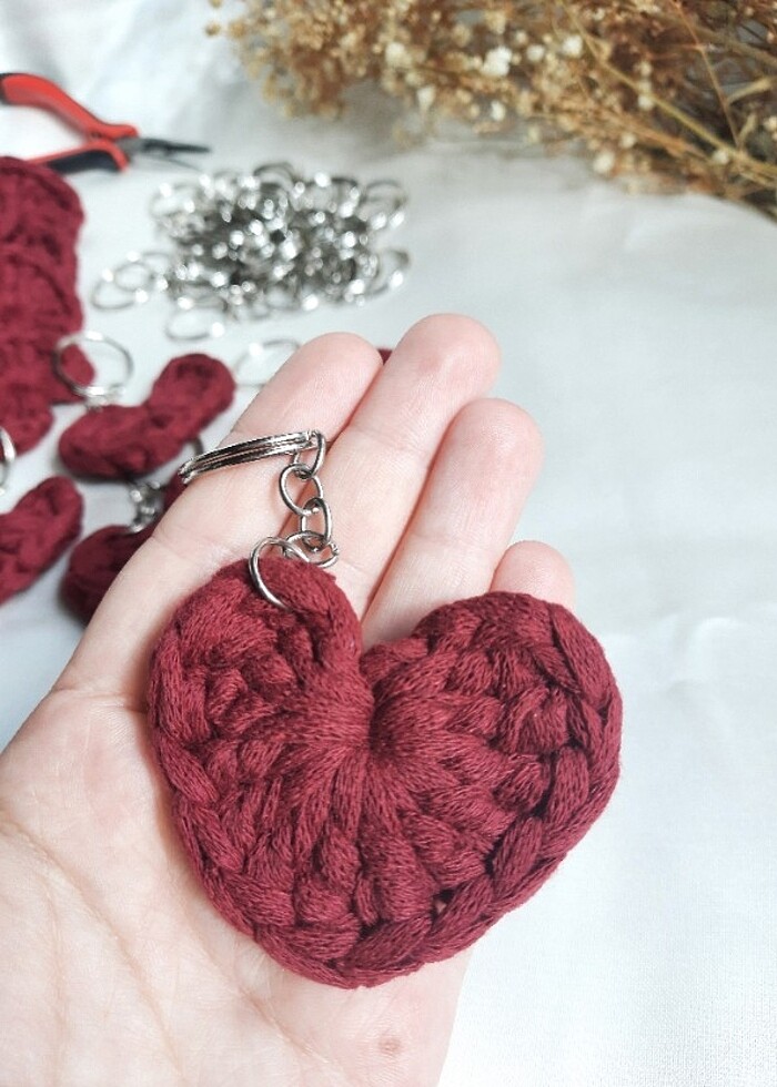 hediyelik kalp anahtarlık - Görsel 3