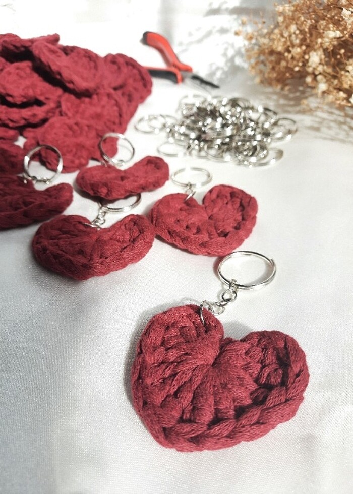 hediyelik kalp anahtarlık - Görsel 4