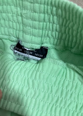 Yeşil Düğmeli Kadın Eşofman Altı - Görsel 3