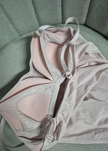 Gri ve Pembe Hamile ve Emzirme Sütyenleri - Görsel 3