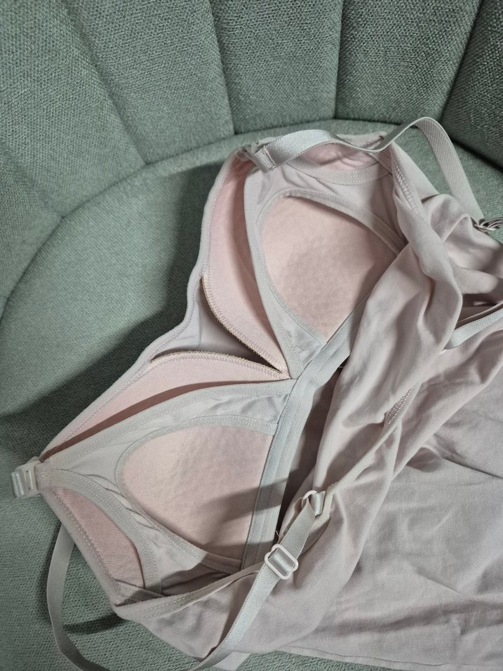 Gri ve Pembe Hamile ve Emzirme Sütyenleri - Görsel 4