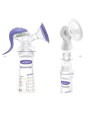 Lansinoh süt saklama poşeti 50li  - Görsel 2