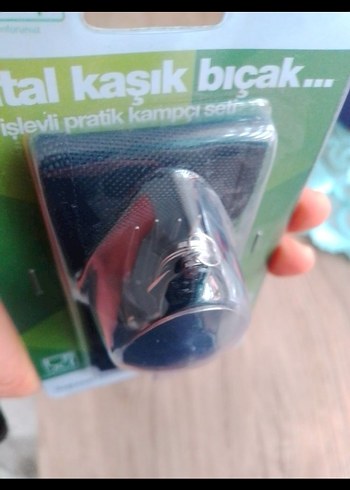  Beden yeşil Renk Yeşil Saplı Çok İşlevli Çatal ve Kaşık Seti