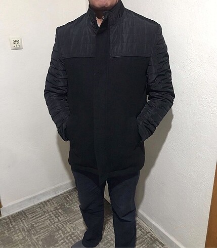 kaşe kaban mont erkek