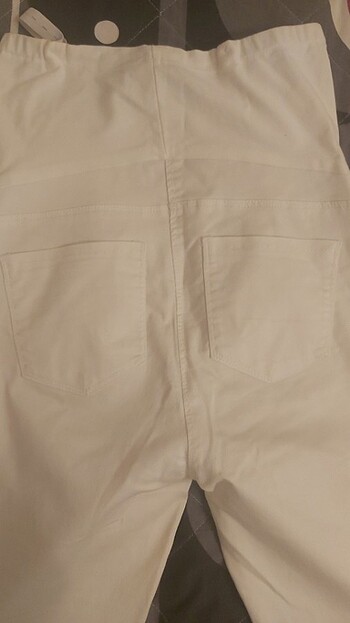 38 Beden beyaz Renk Lcw hamile pantalonu 38 beden