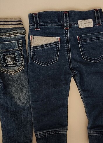 Panço 6-12 aylik iki adet kot pantalon