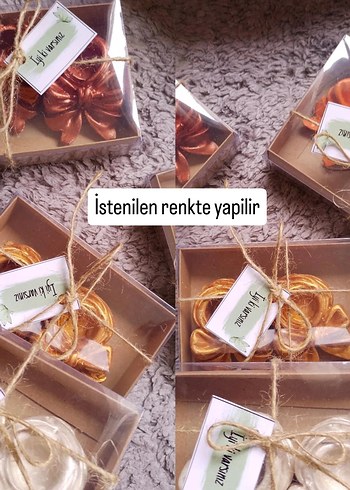 Bohem Tarzda Renk Seçenekli Hediyelik Set