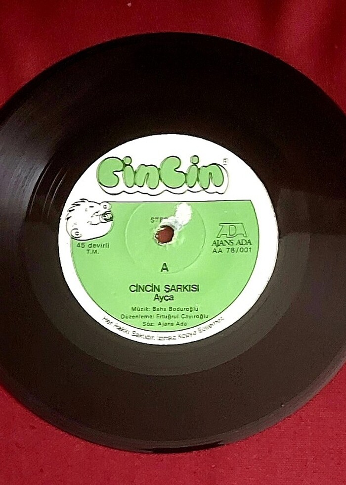 Plak 45'lik antika - Görsel 2