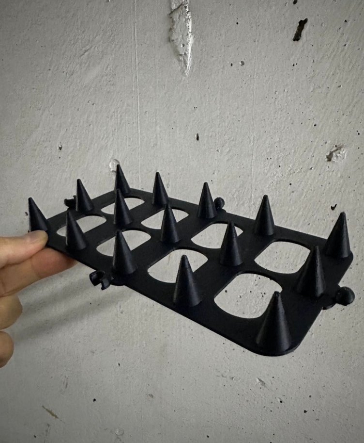 Kedi yatmaz dikenli motorsiklet selesi - Görsel 2