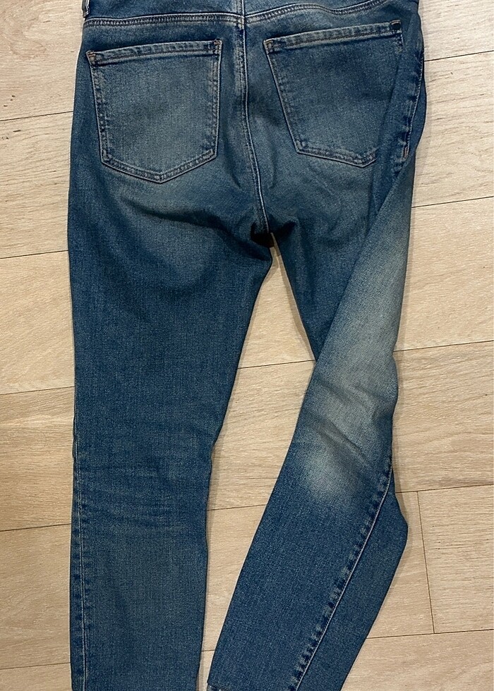 Mavi kot pantalon - Görsel 3