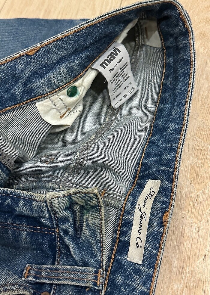 Mavi kot pantalon - Görsel 4