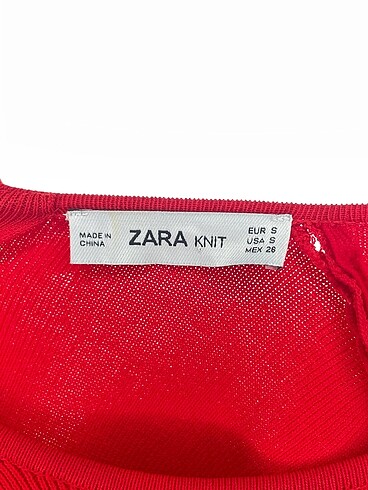 s Beden kırmızı Renk Zara Kısa Elbise %70 İndirimli.