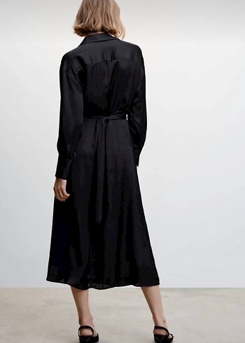 MANGO Siyah Elbise - Görsel 4