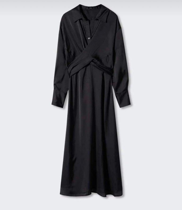 MANGO Siyah Elbise - Görsel 2