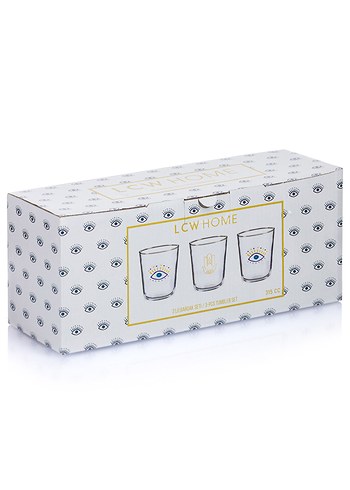 3'lü Cam Bardak Seti LC WAİKİKİ HOME - Görsel 3