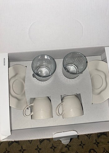 Kütahya Kahve Fincanı ve Bardak Seti 2 kişilik - Görsel 2