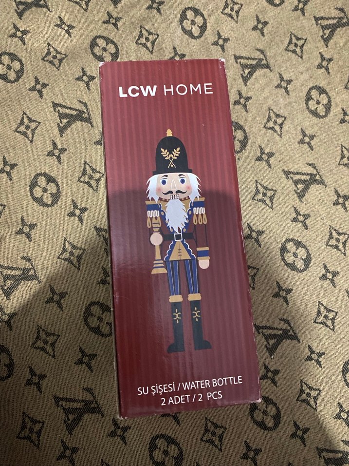 LCW HOME  Fındıkkıran Baskılı Cam Bardaklı Sürahi 720 Ml - Görsel 3