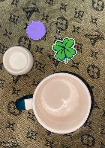 Yonca Set  Kupa anahtarlık mumluk - Görsel 3