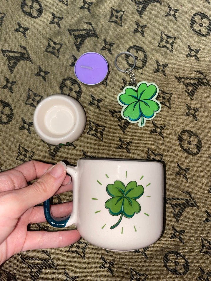 Yonca Set  Kupa anahtarlık mumluk - Görsel 4