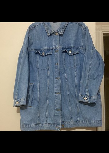 LC Waikiki Düğmeli Mavi Kadın Denim Ceket