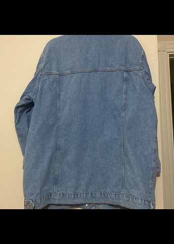 44 Beden Düğmeli Mavi Kadın Denim Ceket