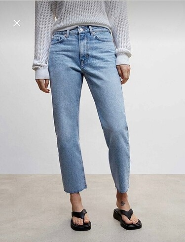 32 Beden mavi Renk mango jean