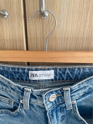 32 Beden zara cropped flare jean