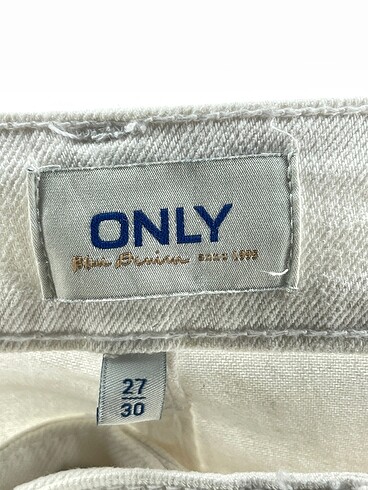 27 Beden beyaz Renk Only Jean / Kot %70 İndirimli.