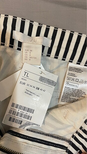m Beden H&M şort