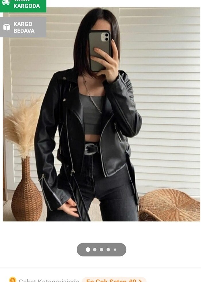Deri ceket - Görsel 3