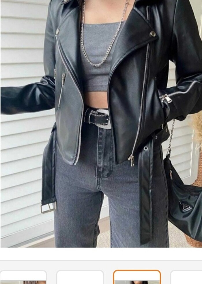 Deri ceket - Görsel 5