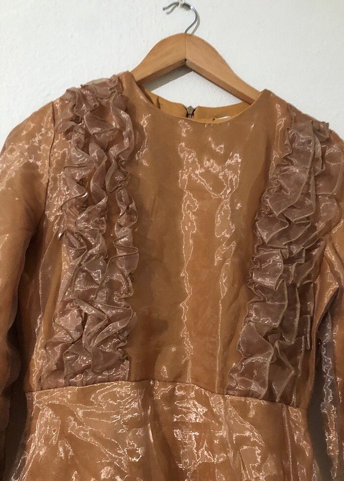 Abaya abiye tesettür elbise - Görsel 5