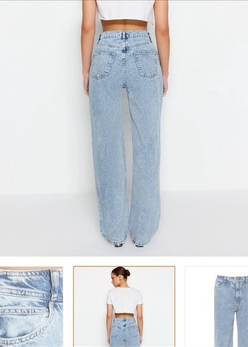 Wide Leg Jean - Görsel 4