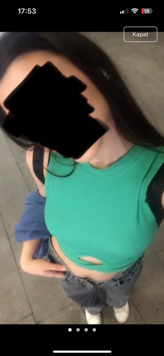 Yeşil Bel Detaylı Crop - Görsel 3