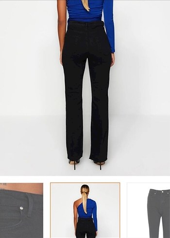 Siyah Kot Pantolon - Görsel 3