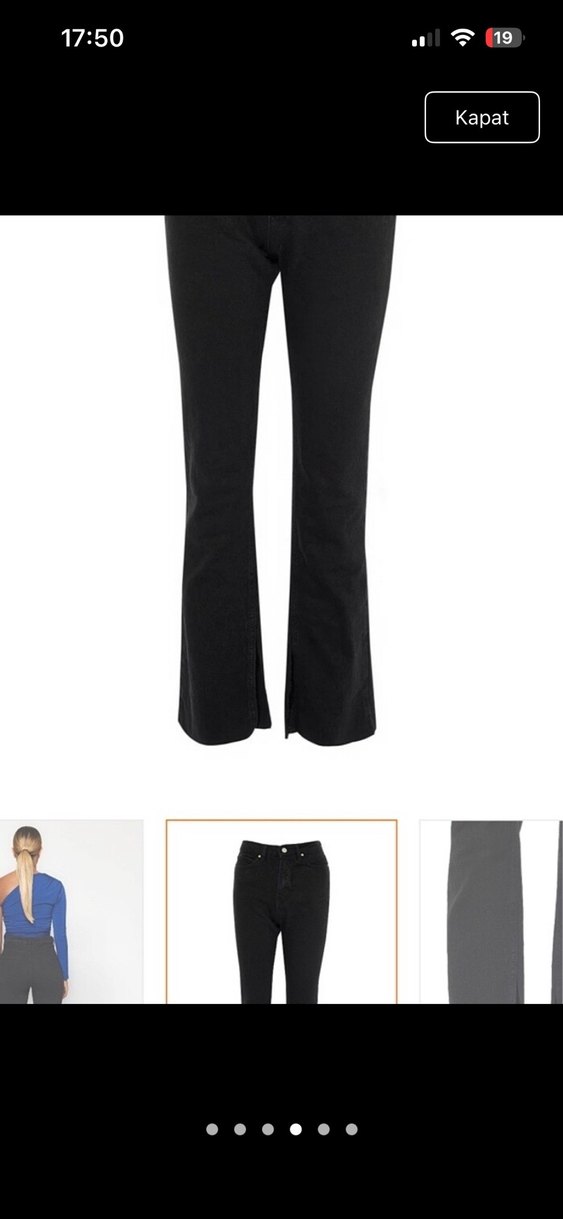 Siyah Kot Pantolon - Görsel 4