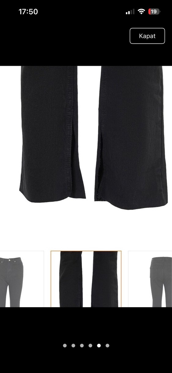 Siyah Kot Pantolon - Görsel 5