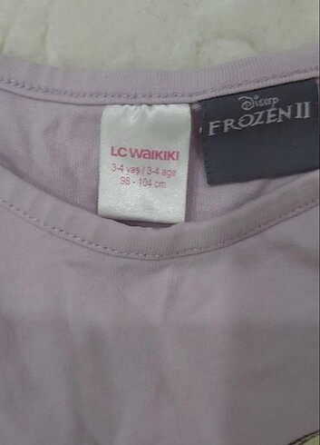 Frozen Elsa takım 3 yaş