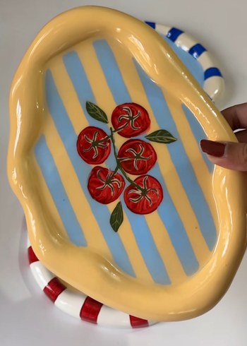 Duzensiz tabak silikon kalip - Görsel 2