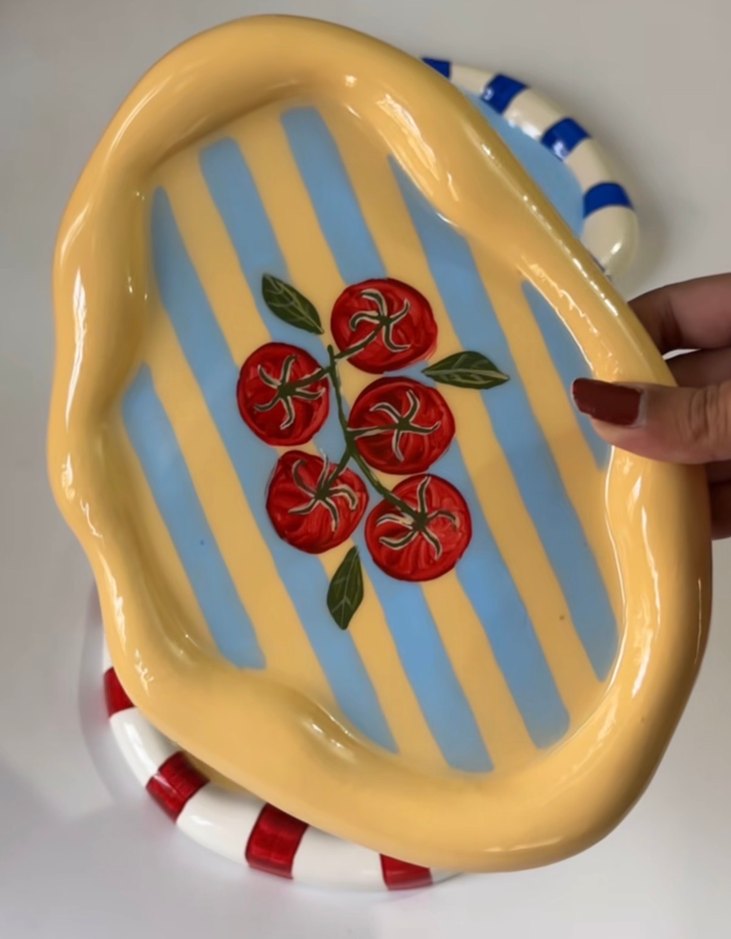 Duzensiz tabak silikon kalip - Görsel 2