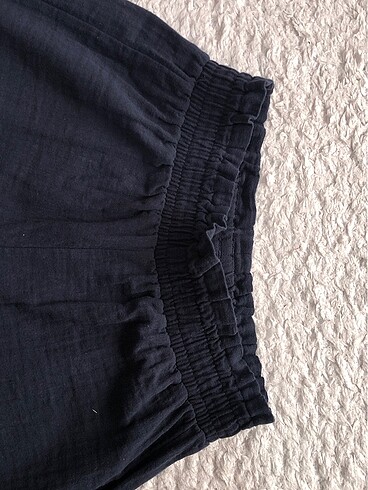 36 Beden lacivert keten pantolon