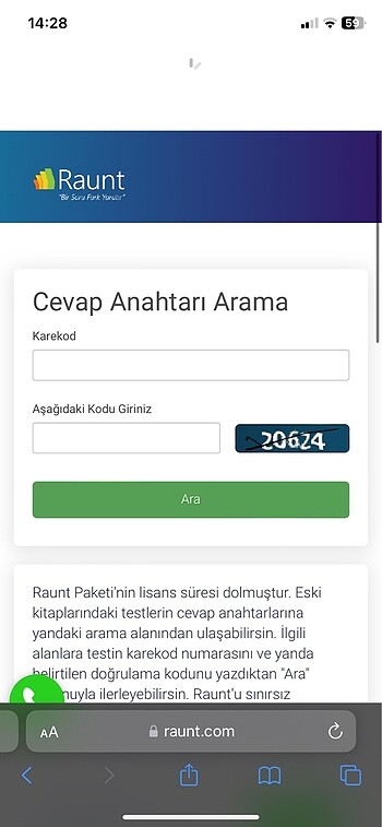  TYT AYT Raunt yks hazırlık Matematik