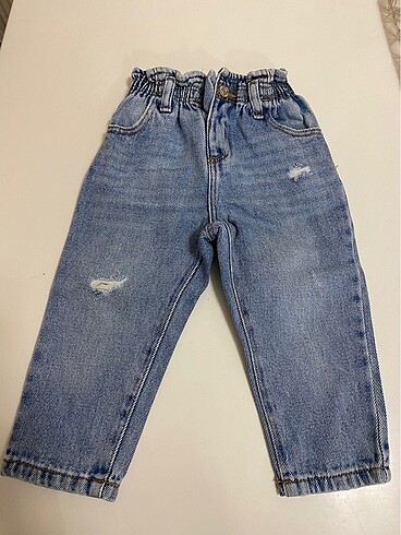 Zara bebek jean pantolon çok temiz 12-18