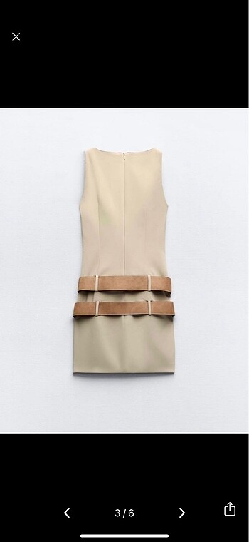 Zara  mini elbise - Görsel 3