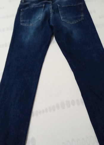 erkek Mavi Denim Jean - Görsel 5