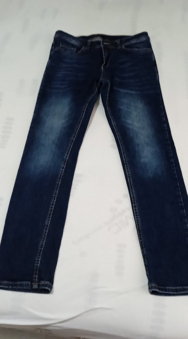 erkek Mavi Denim Jean - Görsel 2